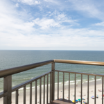 Oceanfront view from outdoor balcony